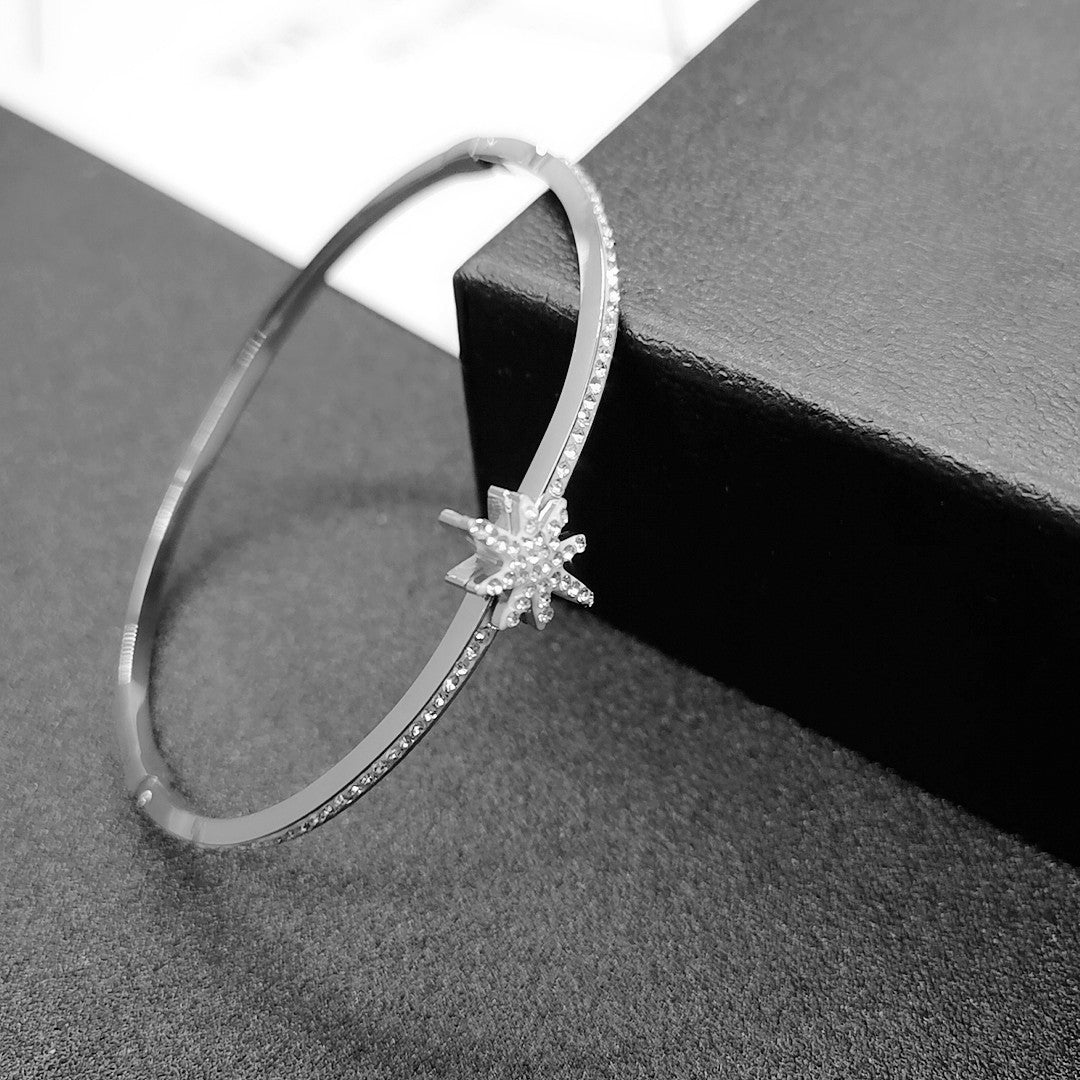 Net red new rose gold titanium steel bracelet