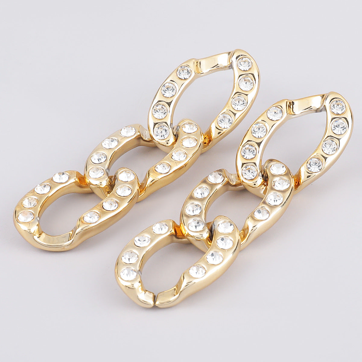 Oval CCB Diamond Acrylic Earrings Women