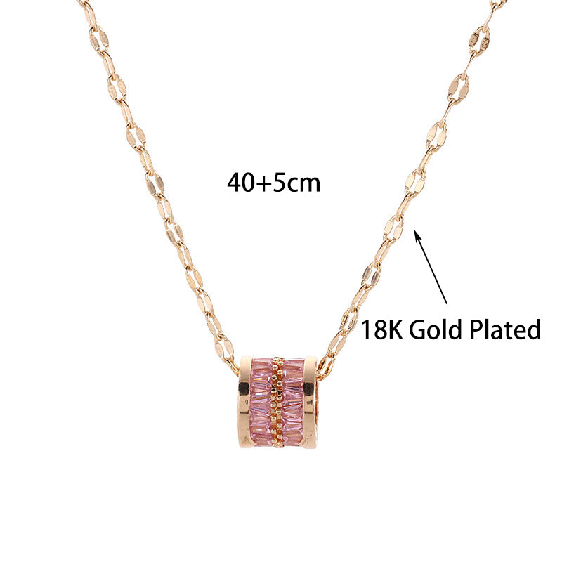 18K Titanium Steel Ladies Clavicle Chain Jewelry
