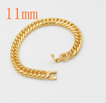 Stainless Steel Plating 18K Gold Bracelet