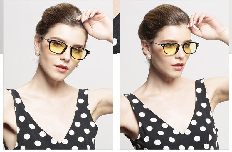 Anti Blue Glasses Fashion Lady TR90 Frame Computer Online Games Goggles Radiation Protection