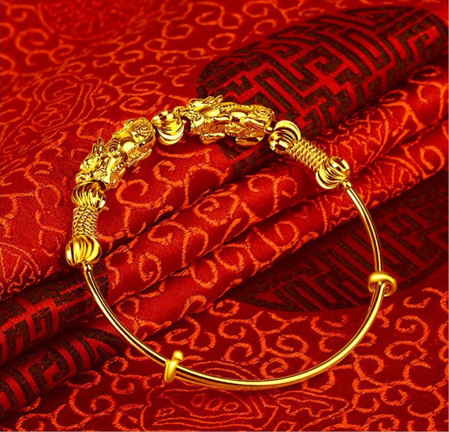 Imitation Gold Bracelet Female Copper Gilded Jewelry
