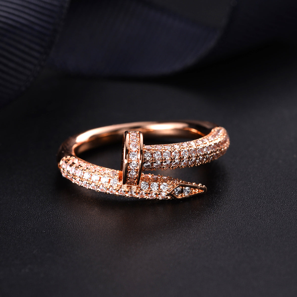 Personality nail ring plating gold trend jewelry