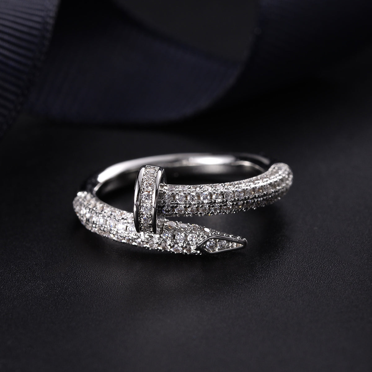 Personality nail ring plating gold trend jewelry