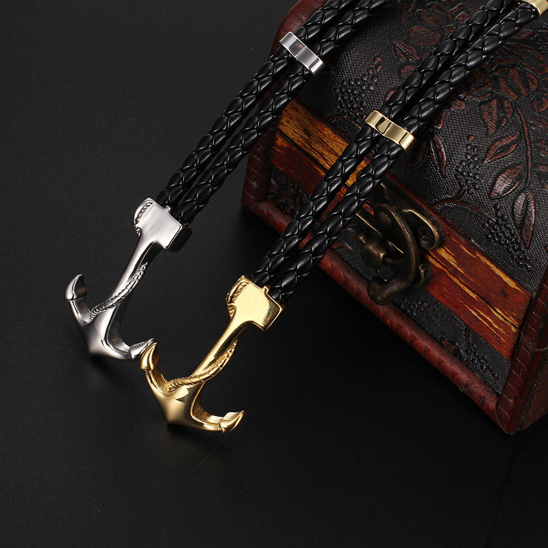 Anchor stainless steel bracelet