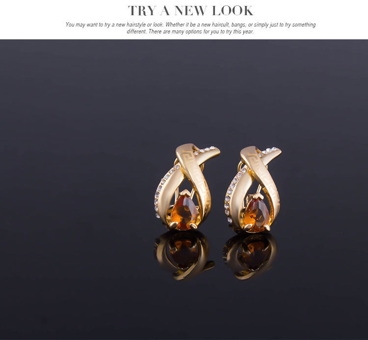 Creative Alloy Jewelry Set Gold-plated Necklace
