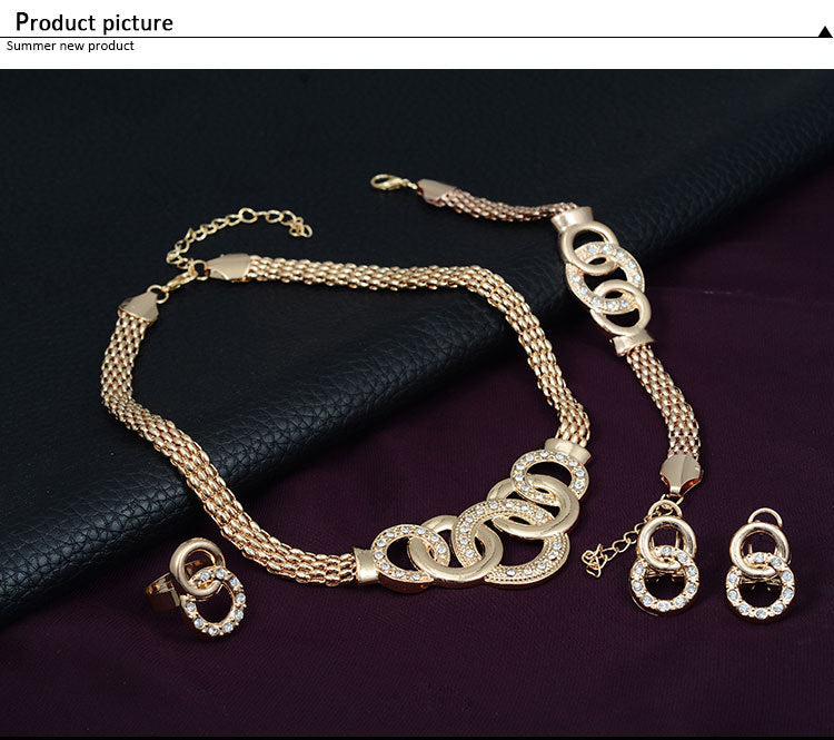 Four-piece Set Of 18K Gold Jewelry