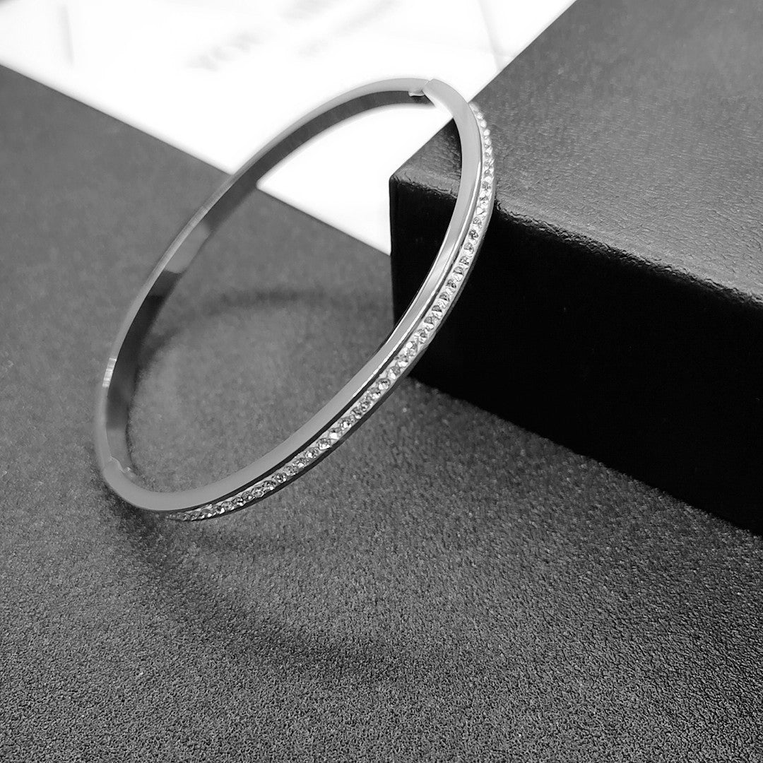 Net red new rose gold titanium steel bracelet