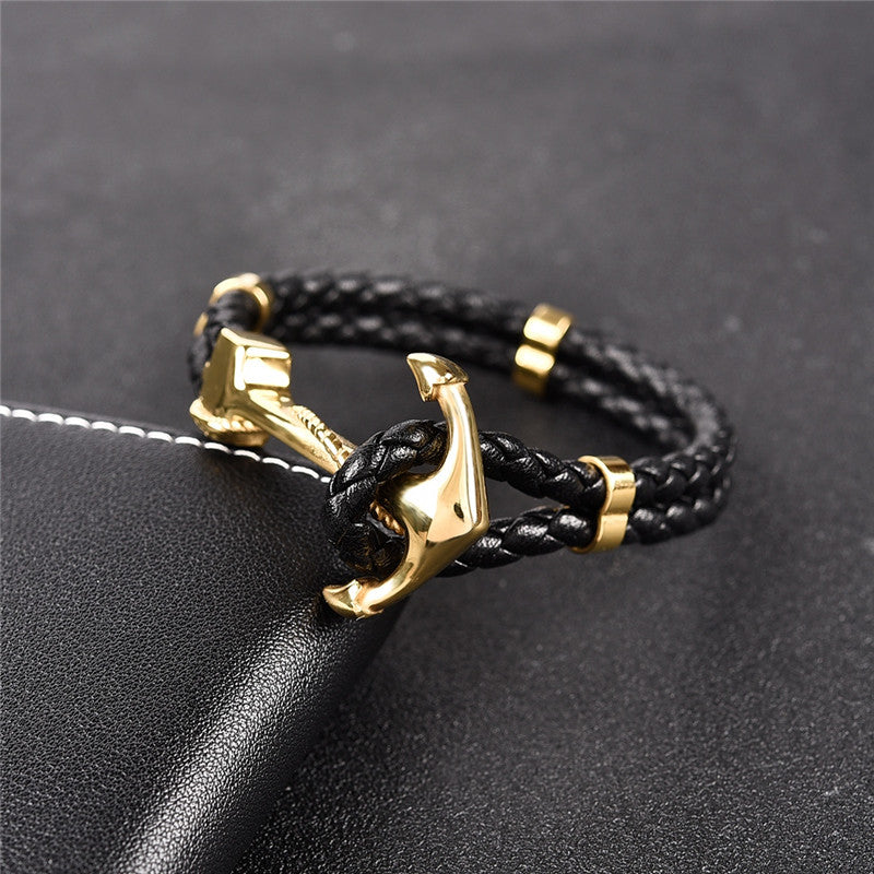 Anchor stainless steel bracelet