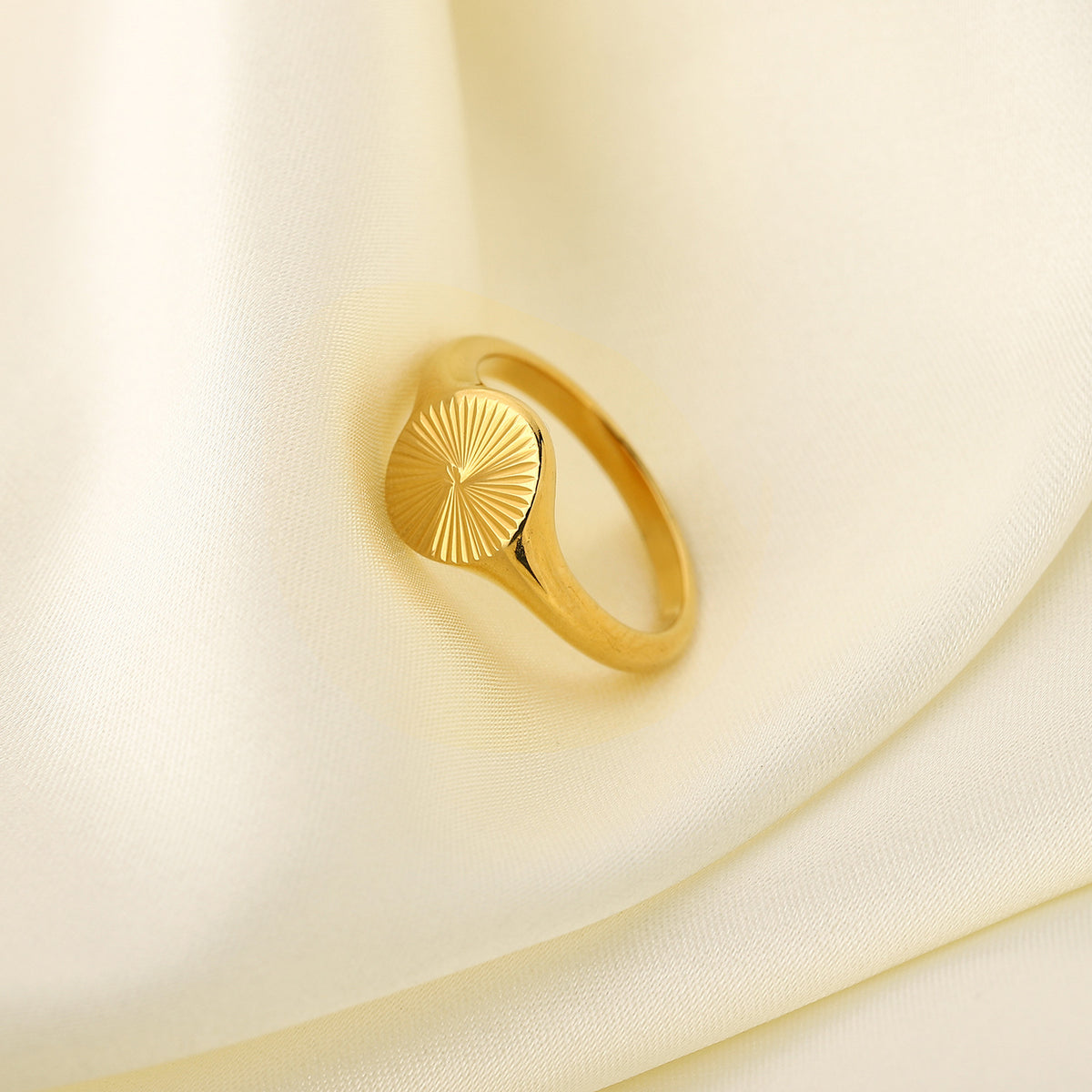 18K Gold Plated 316L Stainless Steel Ring