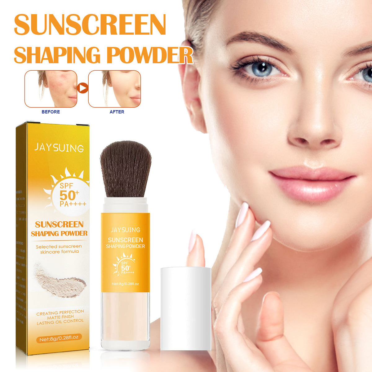 Protective Finishing Powder Lightweight Sweat-proof Durable
