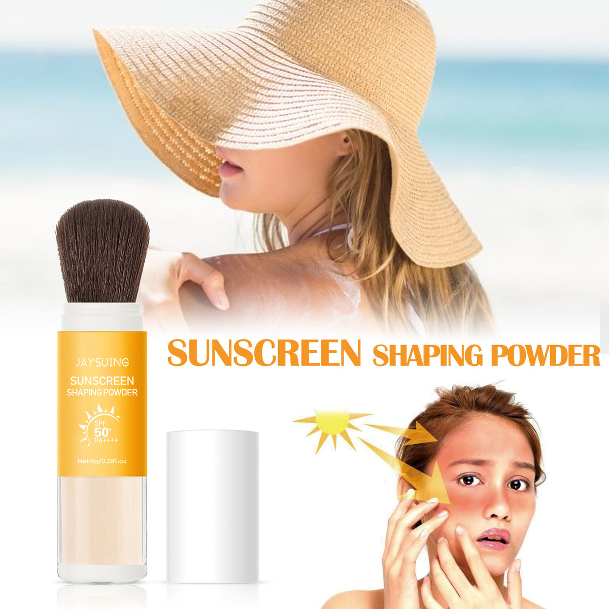 Protective Finishing Powder Lightweight Sweat-proof Durable