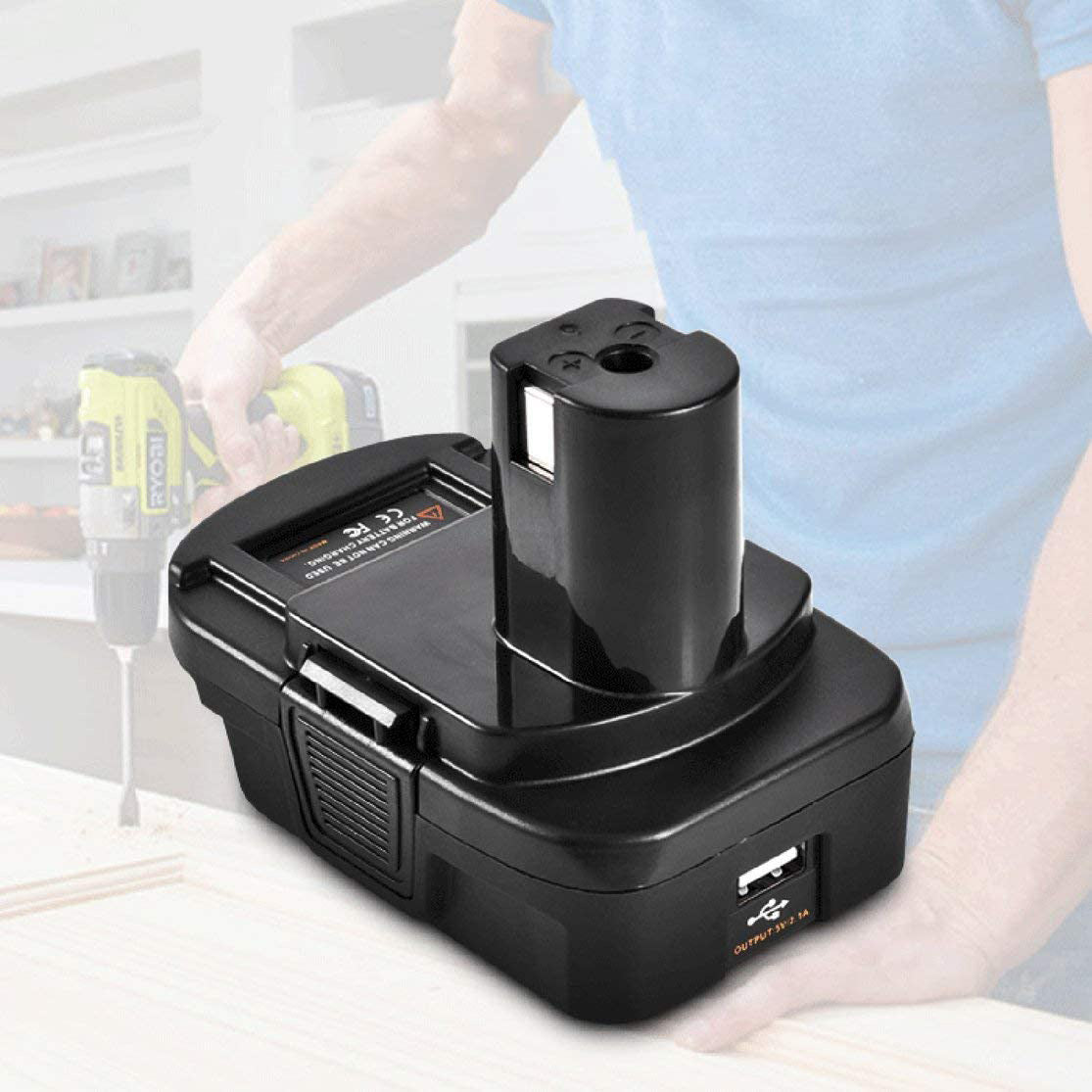 The Battery Converter Adapter Tool Uses An Adapter