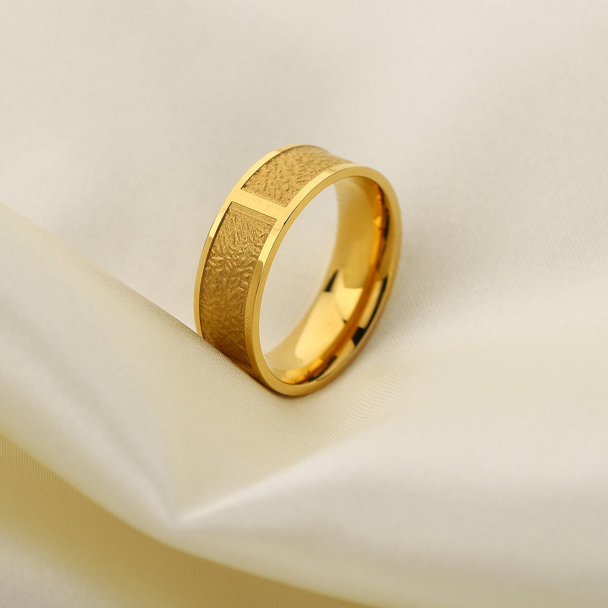 18K Gold Plated 316L Stainless Steel Ring