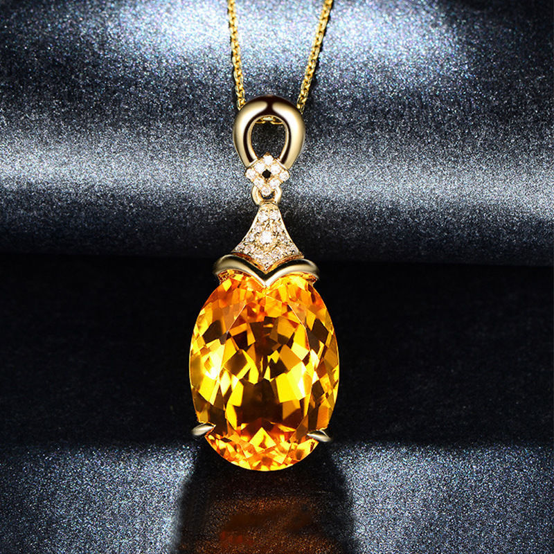 Creative Rotating Windmill Pendant Inlaid 18K Gold Plated Color Gemstone Necklace