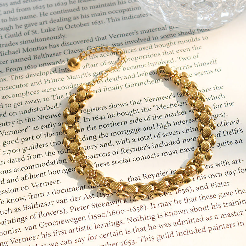 European And American Jewelry 18K Gold-plated Bracelet Amazon Hot Style