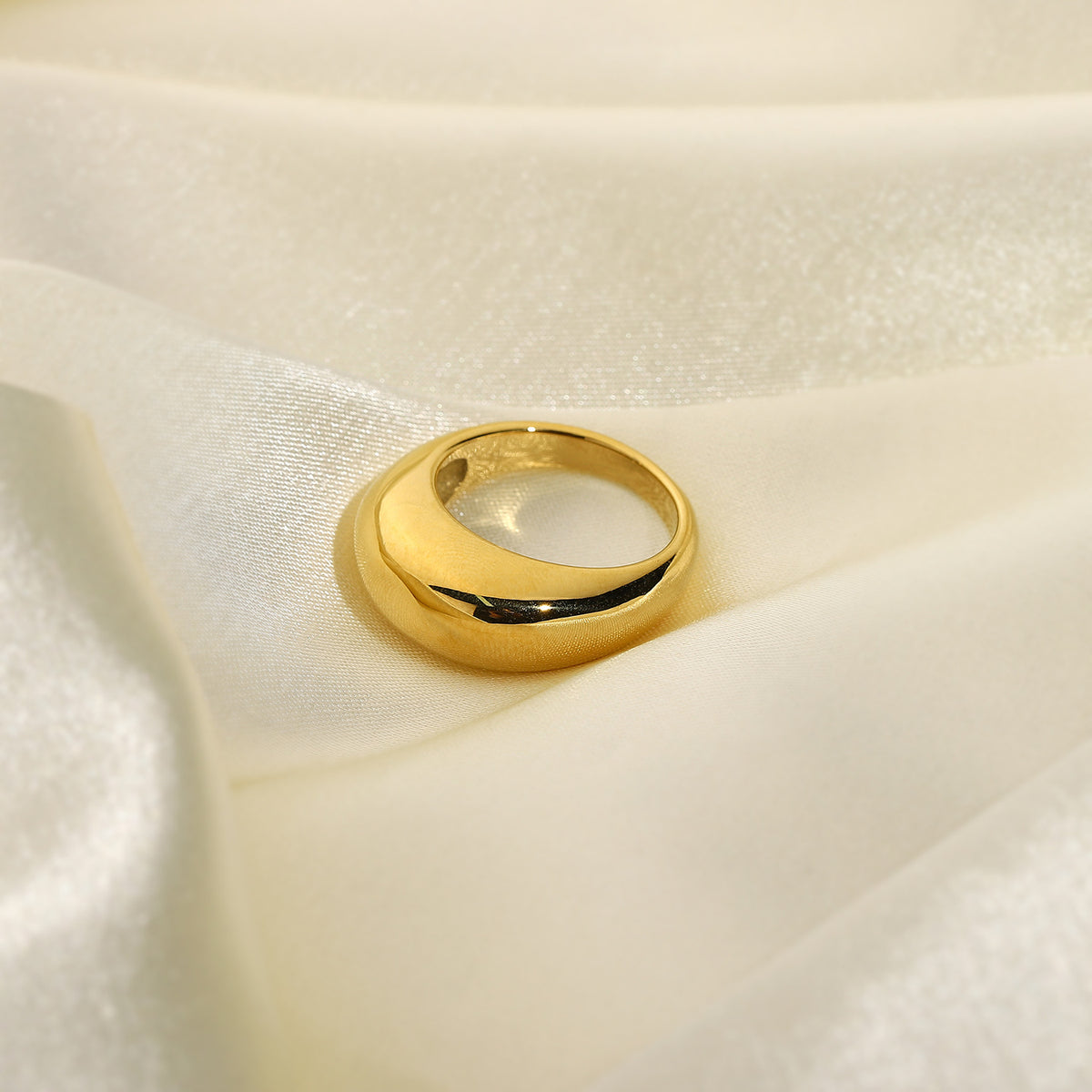 18K Gold Plated 316L Stainless Steel Ring