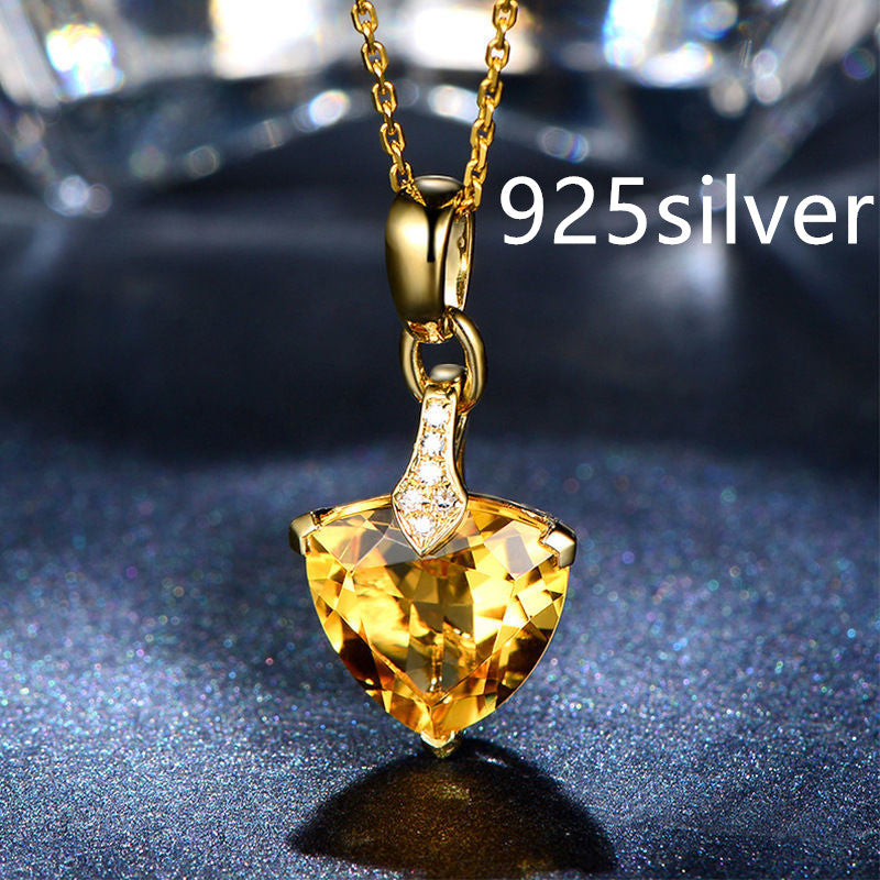 Creative Rotating Windmill Pendant Inlaid 18K Gold Plated Color Gemstone Necklace